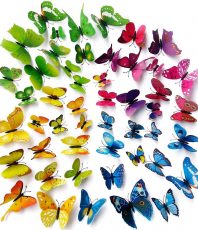 Kleurrijke Vlinders 3D Set